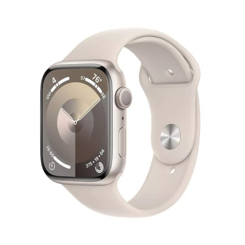 Apple Watch Series 9 - Aluminum Case with Sport Band - GPS - S/M - 41mm - Starlight