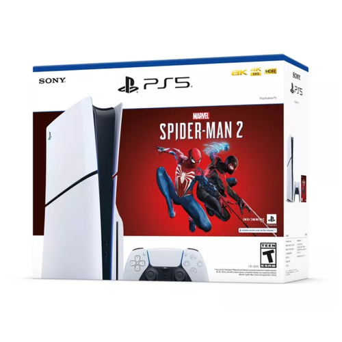 PlayStation 5 Disc Edition (Slim) - Marvels Spider-Man 2 Bundle