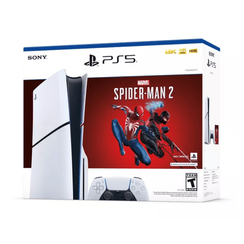 PlayStation 5 Disc Edition (Slim) - Marvels Spider-Man 2 Bundle